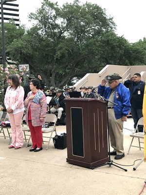 Honorary Partner ceremony for TX VVA Chapter 910 by the Corpus Christi Chapter NSDAR.